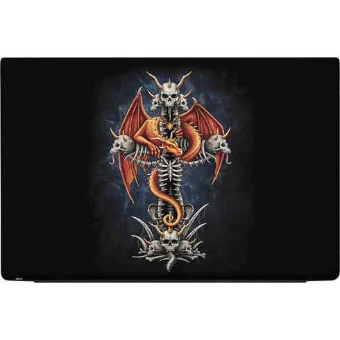 Gothic Dragon & Skull Cross by Sarah Richter Dell Vostro Skin